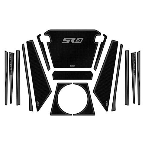 GP Kompozit Voge SR4 Maksi 350 2022-2025 Uyumlu Tank Pad Karbon