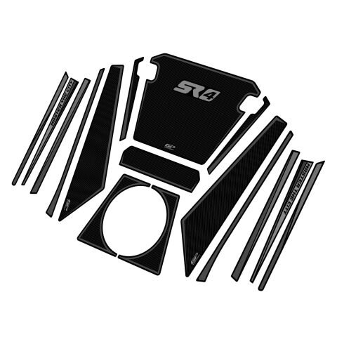 GP Kompozit Voge SR4 Maksi 350 2022-2025 Uyumlu Tank Pad Karbon