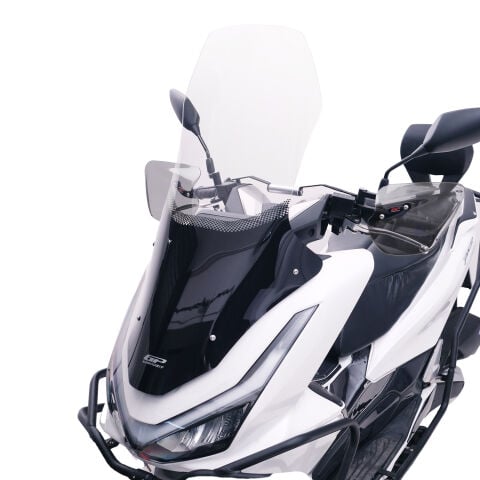 GP Kompozit Honda PCX 125 2025-2026 Uyumlu Ön Tur Camı Şeffaf