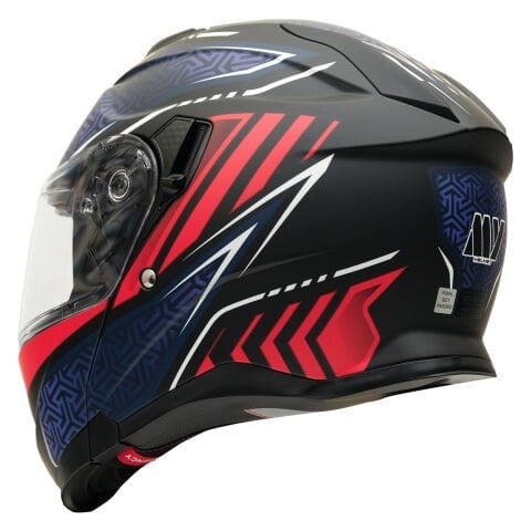 GP MY HELMET MKS002-BBR Güneş Vizörlü Şeffaf Çene Açılır Motosiklet Kaskı