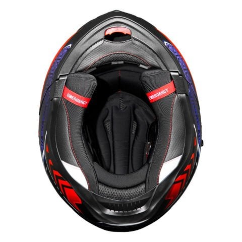 GP MY HELMET MKS002-BBR Güneş Vizörlü Şeffaf Çene Açılır Motosiklet Kaskı