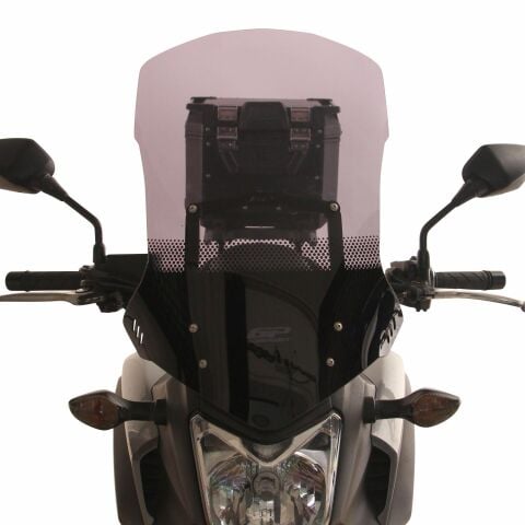 GP Kompozit Honda NC 700 X / NC 750 X 2012-2015 Uyumlu Baskılı Tur Camı Şeffaf