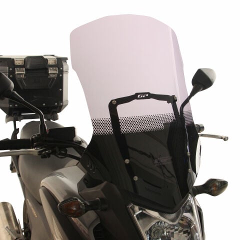 GP Kompozit Honda NC 700 X / NC 750 X 2012-2015 Uyumlu Baskılı Tur Camı Şeffaf