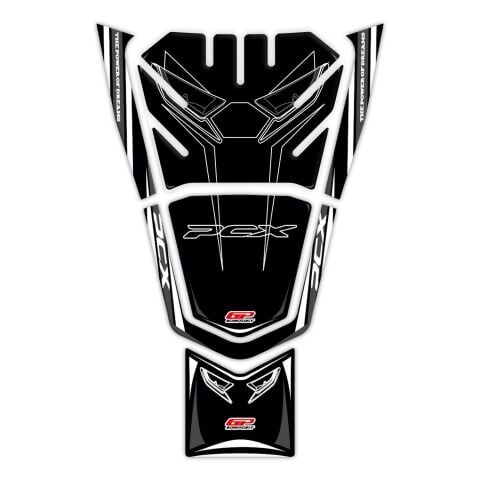 GP Kompozit Honda PCX 125 2021-2024 Uyumlu Tank Pad Gri