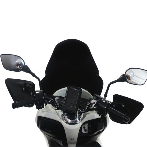 GP Kompozit Honda PCX 125 / 150 2011-2013 Uyumlu Ön Cam Siyah