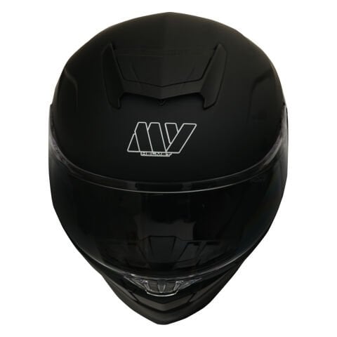GP MY HELMET MKS001-MB Yarış Spoiler Güneş Vizörlü Şeffaf Full Face Motosiklet Kaskı