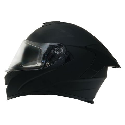 GP MY HELMET MKS001-MB Yarış Spoiler Güneş Vizörlü Şeffaf Full Face Motosiklet Kaskı
