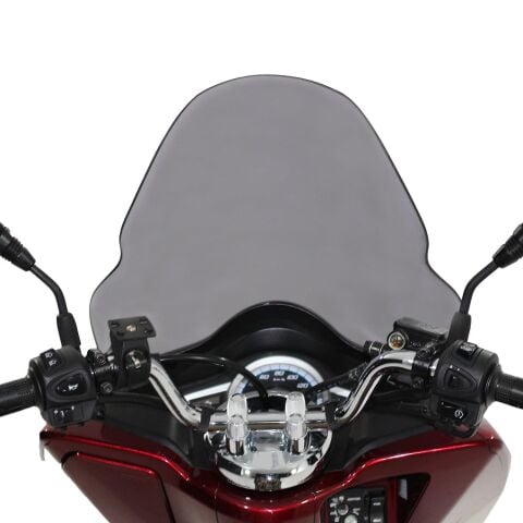 GP Kompozit Honda PCX 125 / 150 2014-2017 Uyumlu Ön Cam Siyah