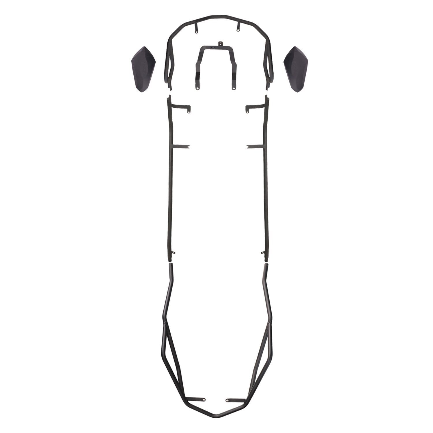 GP Kompozit Honda PCX 125 2025-2026 Uyumlu Motor Koruma Demiri Siyah