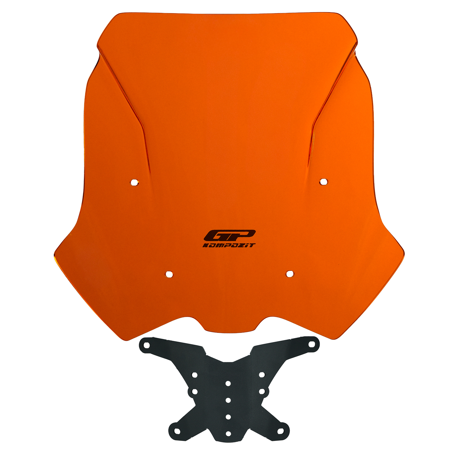 GP Kompozit KTM 890 ADV / ADV R 2021-2022 Uyumlu Ön Cam Turuncu