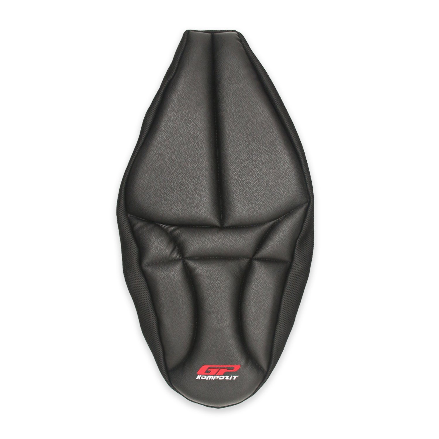 GP Kompozit Honda PCX 125 / 150 2014-2025 Uyumlu Fileli Motosiklet Konfor Sele Kılıfı Siyah