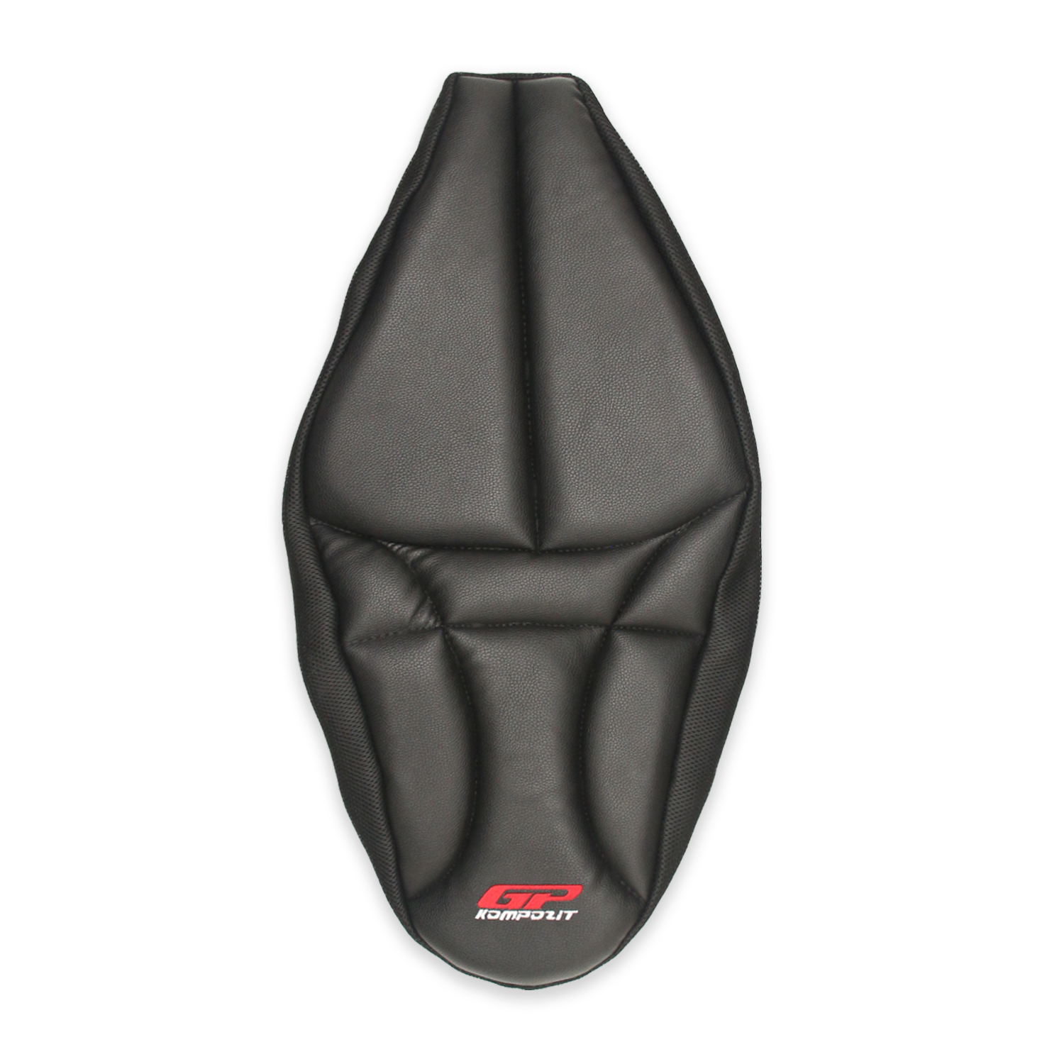 GP Kompozit Honda PCX 125 / 150 2014-2026 Uyumlu Fileli Motosiklet Konfor Sele Kılıfı Siyah