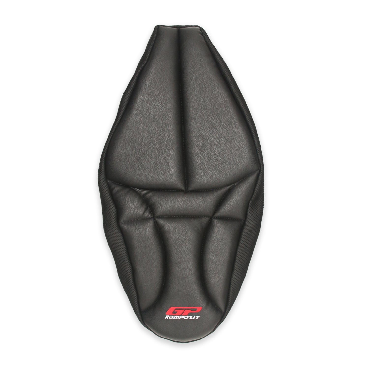 GP Kompozit Honda PCX 125 / 150 2014-2026 Uyumlu Fileli Motosiklet Konfor Sele Kılıfı Siyah