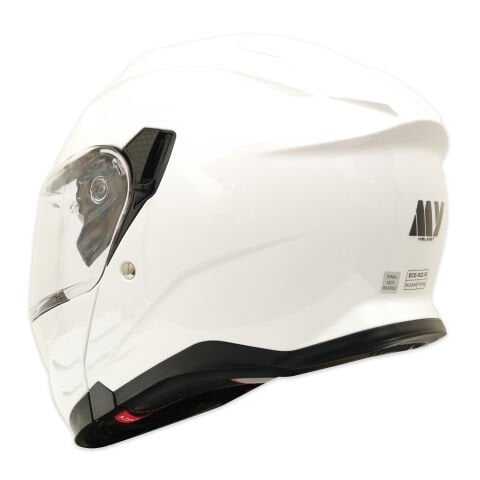 GP MY HELMET MKS002-PW Güneş Vizörlü Şeffaf Çene Açılır Motosiklet Kaskı