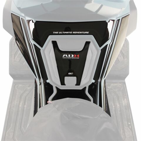 GP Kompozit SYM ADX 125 2023-2024 Uyumlu Tank Pad Seti Siyah