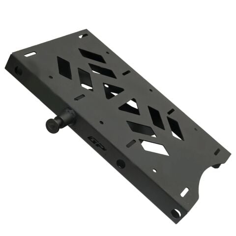 GP Kompozit Honda SH 125 2024-2025 Uyumlu Pratik Tak-Çıkar Kızaklı Arka Çanta Demiri Siyah