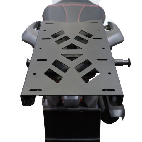 GP Kompozit Honda SH 125 2024-2025 Uyumlu Pratik Tak-Çıkar Kızaklı Arka Çanta Demiri Siyah