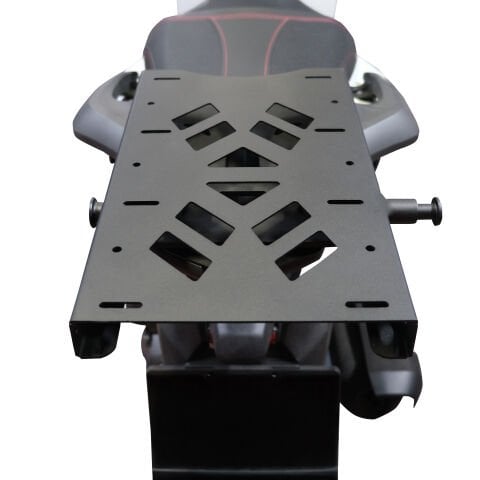 GP Kompozit Honda SH 125 2024-2025 Uyumlu Pratik Tak-Çıkar Kızaklı Arka Çanta Demiri Siyah