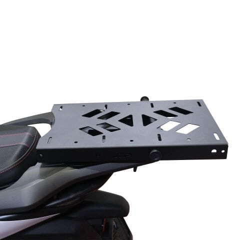 GP Kompozit Honda SH 125 2024-2025 Uyumlu Pratik Tak-Çıkar Kızaklı Arka Çanta Demiri Siyah