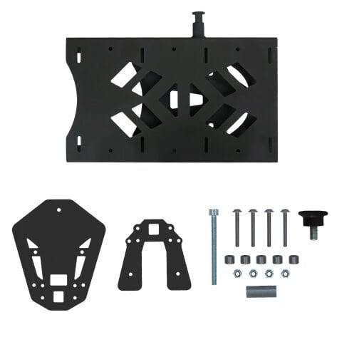 GP Kompozit Honda SH 125 2024-2025 Uyumlu Pratik Tak-Çıkar Kızaklı Arka Çanta Demiri Siyah