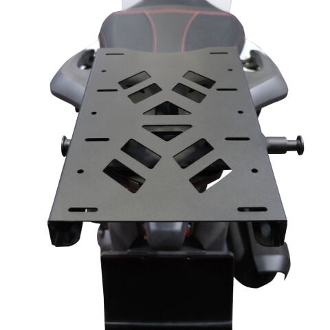 GP Kompozit Honda SH 125 2024-2026 Uyumlu Pratik Tak-Çıkar Kızaklı Arka Çanta Demiri Siyah