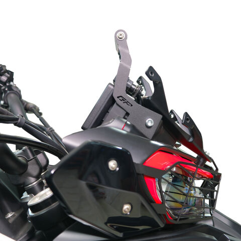 GP Kompozit Benelli TRK 702 X 2024 Uyumlu Telefon / Navigasyon Tutucu Siyah