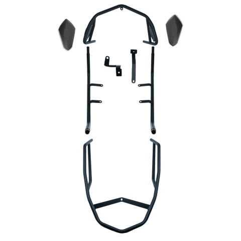 GP Kompozit Honda SH 125 2024-2025 Uyumlu Motor Koruma Demiri Siyah