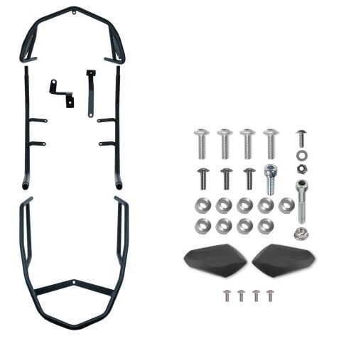 GP Kompozit Honda SH 125 2024-2025 Uyumlu Motor Koruma Demiri Siyah