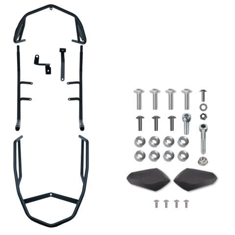 GP Kompozit Honda SH 125 2024-2025 Uyumlu Motor Koruma Demiri Siyah