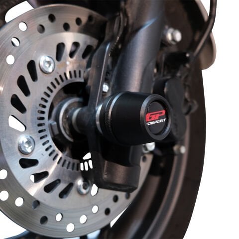 GP Kompozit Honda PCX 125 / 150 2018-2026 Uyumlu Ön Aks Koruma Takozu Siyah