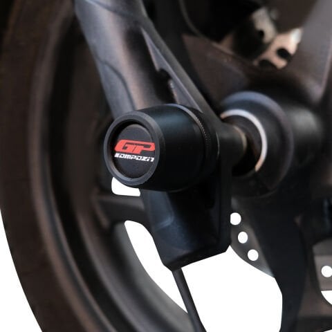 GP Kompozit Honda PCX 125 / 150 2018-2026 Uyumlu Ön Aks Koruma Takozu Siyah