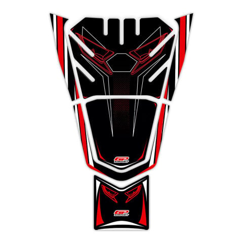 GP Kompozit Honda PCX 125 2021-2024 Uyumlu Yeni Seri Tank Pad Kırmızı