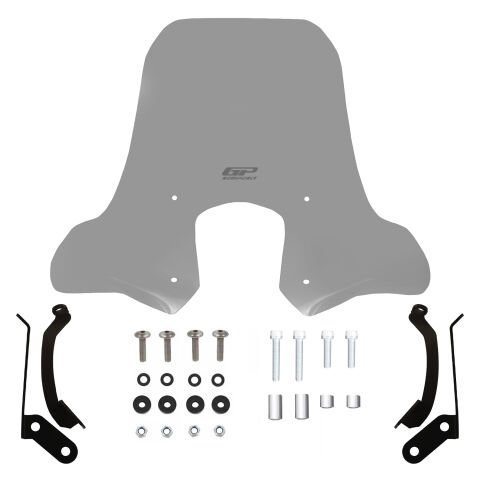 GP Kompozit SYM Symphony ST 125 / 200 2019-2022 Uyumlu Elcikli Ön Cam Füme
