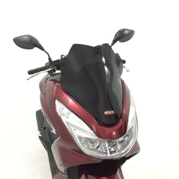 GP Kompozit Honda PCX 125 / 150 2014-2017 Uyumlu Spor Ön Cam Şeffaf 47 cm