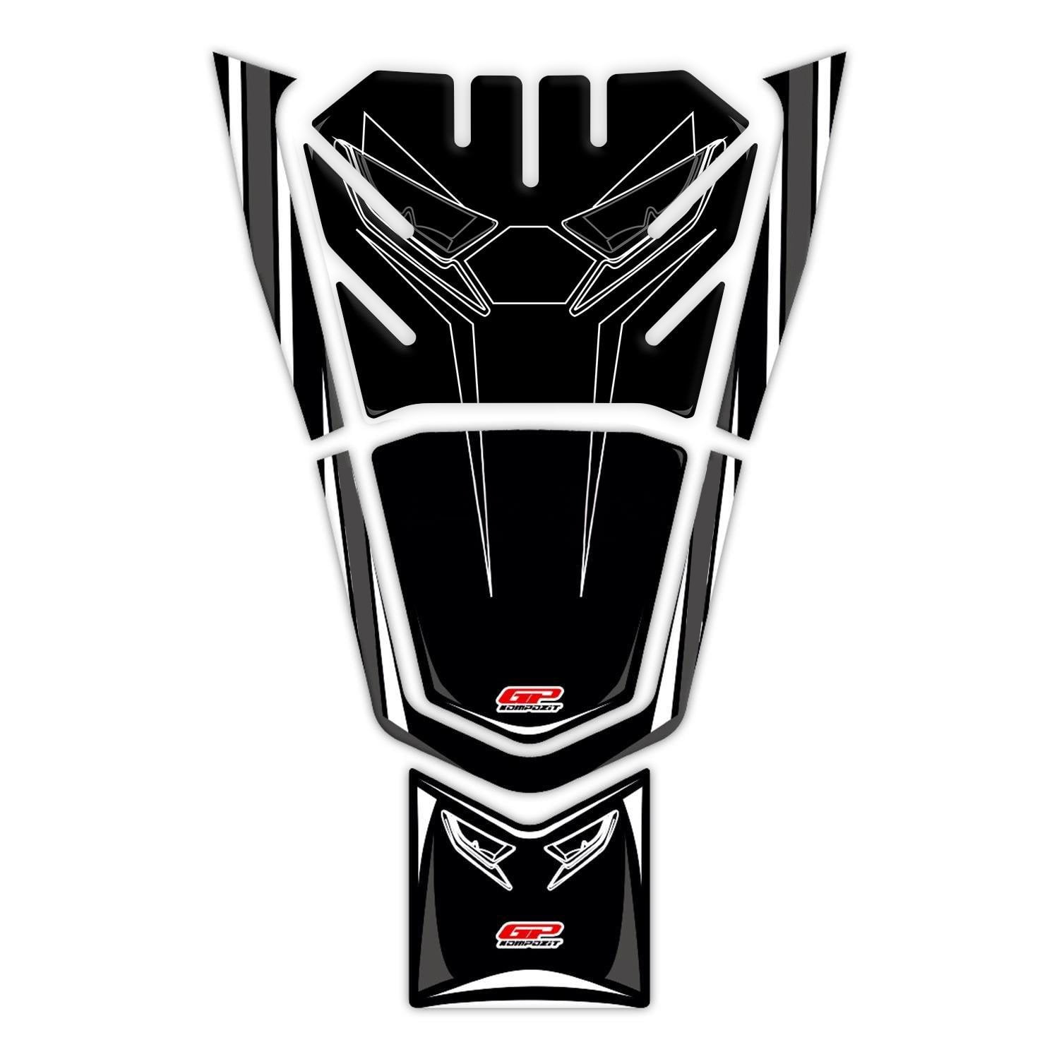 GP Kompozit Honda PCX 125 2021-2024 Uyumlu Yeni Seri Tank Pad Gri
