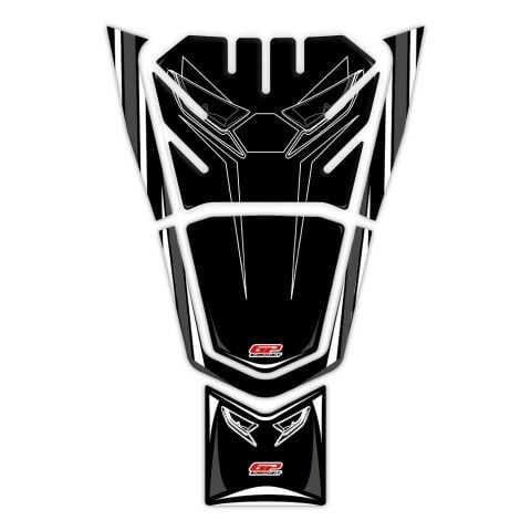 GP Kompozit Honda PCX 125 2021-2024 Uyumlu Yeni Seri Tank Pad Gri
