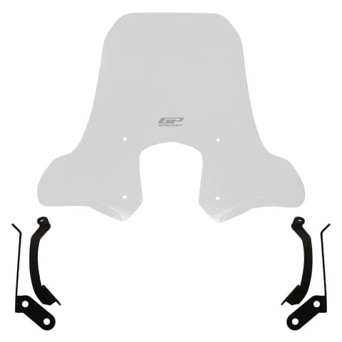 GP Kompozit SYM Symphony ST 125 / 200 2019-2022 Uyumlu Elcikli Ön Cam Şeffaf