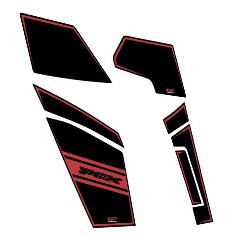 GP Kompozit Honda PCX 125 2025-2026 Uyumlu Full Cep Pad Kırmızı