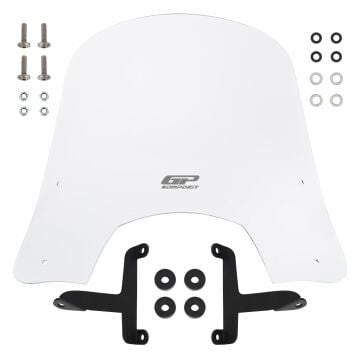 GP Kompozit Scooter Universal Kısa Ön Cam Şeffaf