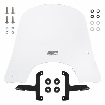 GP Kompozit Scooter Universal Kısa Ön Cam Şeffaf 42 cm