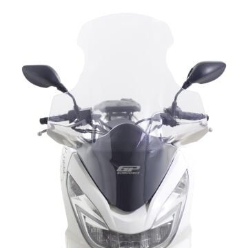 GP Kompozit Honda PCX 125 / 150 2014-2017 Uyumlu Elcikli Ön Cam Şeffaf
