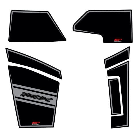 GP Kompozit Honda PCX 125 2025-2026 Uyumlu Full Cep Pad Gri