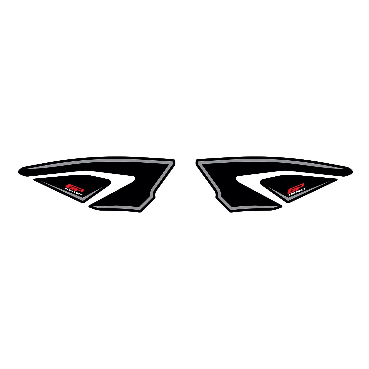 GP Kompozit Honda PCX 125 2025-2026 Uyumlu Artçı Ayak Pad Gri