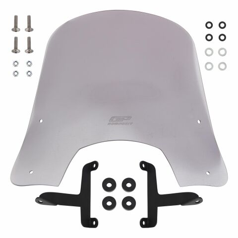 GP Kompozit Scooter Universal Kısa Ön Cam Füme