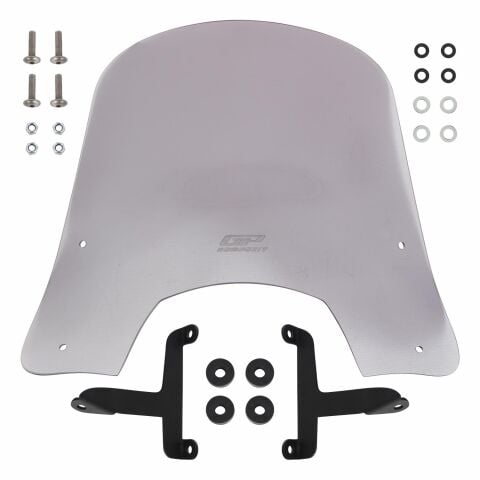 GP Kompozit Scooter Universal Kısa Ön Cam Füme