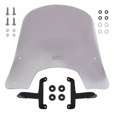 GP Kompozit Scooter Universal Kısa Ön Cam Füme