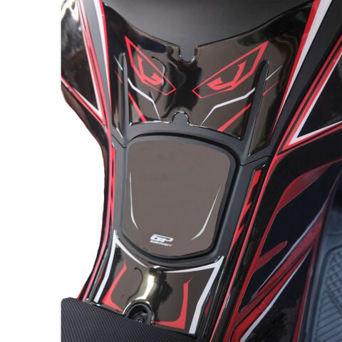GP Kompozit Honda PCX 125 / 150 2025-2026 Uyumlu Yeni Seri Full Tank Pad Seti Kırmızı