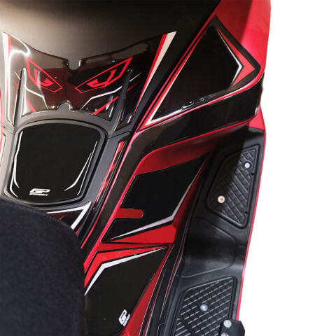 GP Kompozit Honda PCX 125 / 150 2025-2026 Uyumlu Yeni Seri Full Tank Pad Seti Kırmızı