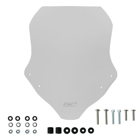 GP Kompozit Honda CB500 Hornet 2024-2025 Uyumlu Ön Tur Camı Şeffaf