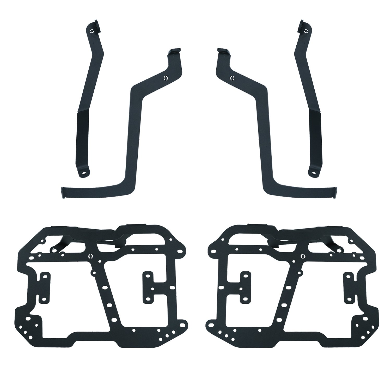 GP Kompozit CF Moto 450 MT 2024-2026 Uyumlu Yan Çanta Demiri Siyah